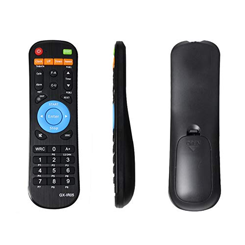 GX-IR05 Multifunctional LED Digital Timer Remote Controller for Gym, Fitness, and Home Workouts - Wireless Remote Control with Timer Function for Exercise Equipment
