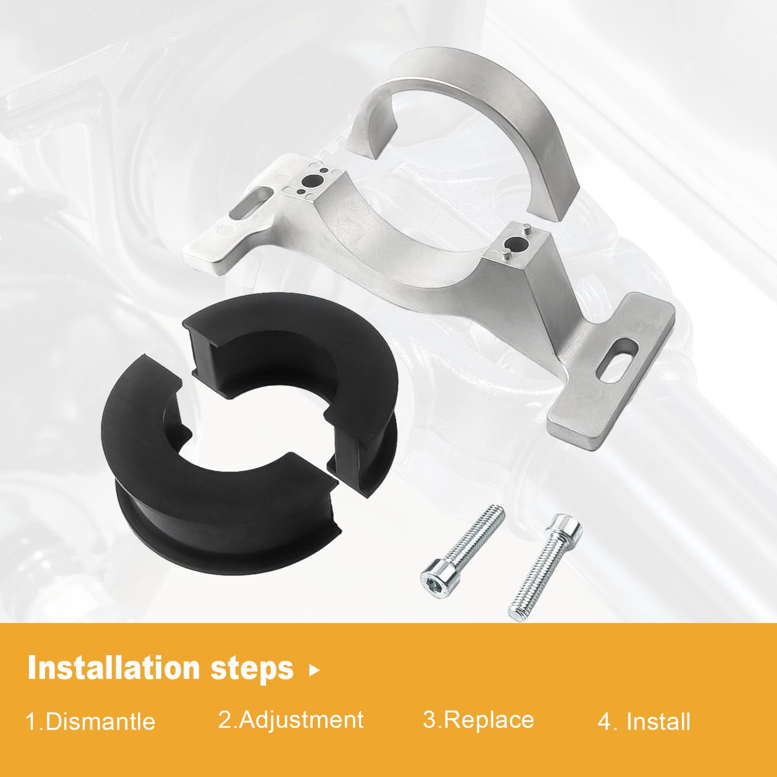 High-Quality Center Bearing Support for 2015+ Dodge Charger Challenger 300 ScatPack HellCat - Compatible with RWD & AWD V6 V8 Models - Durable Driveshaft Solution for Smooth Performance - Perfect for Off-Roading & High-Speed Driving