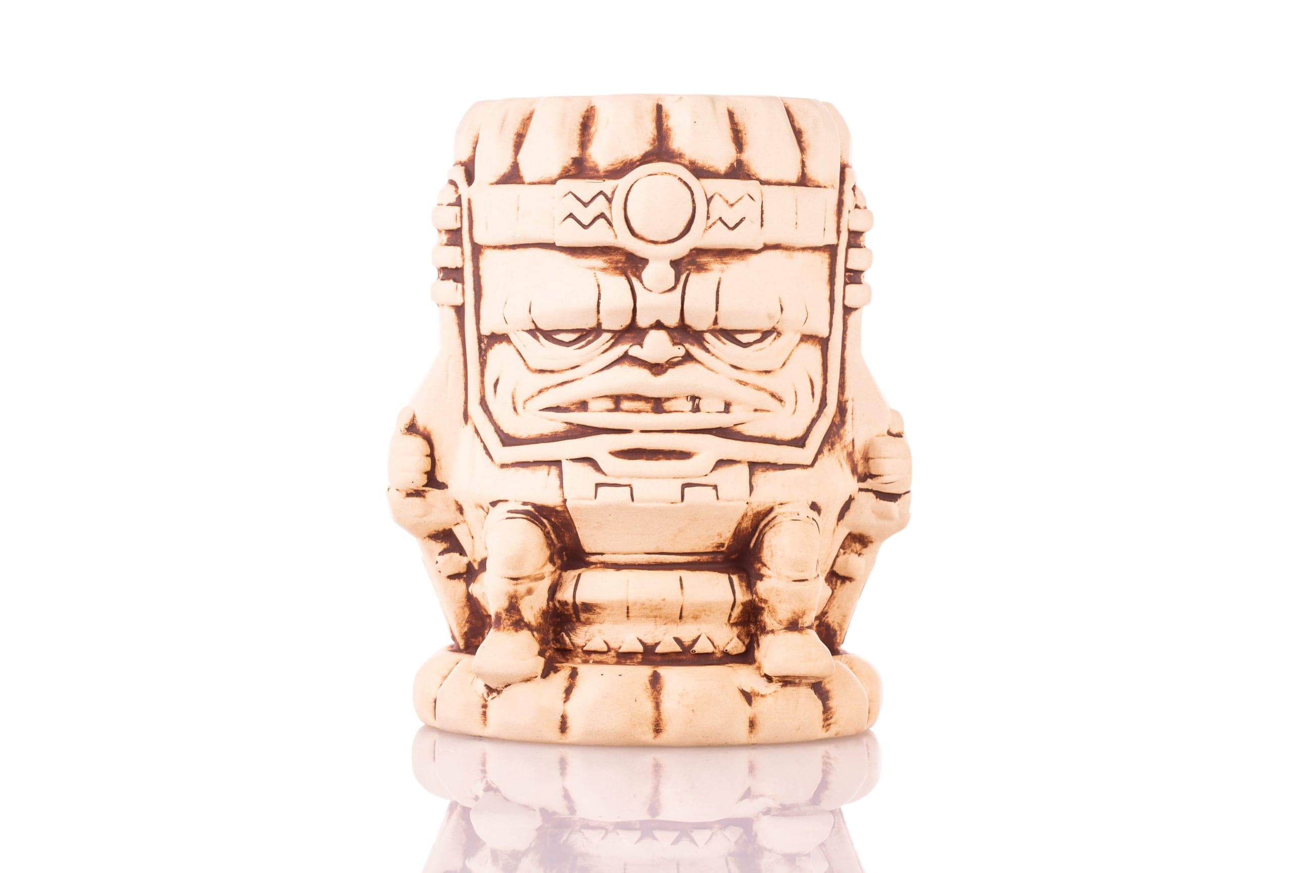 MODOK Tiki Mug - Bone Variant Collectible Cup | Perfect for Marvel Fans, Tropical Themed Parties & Home Bar Decor