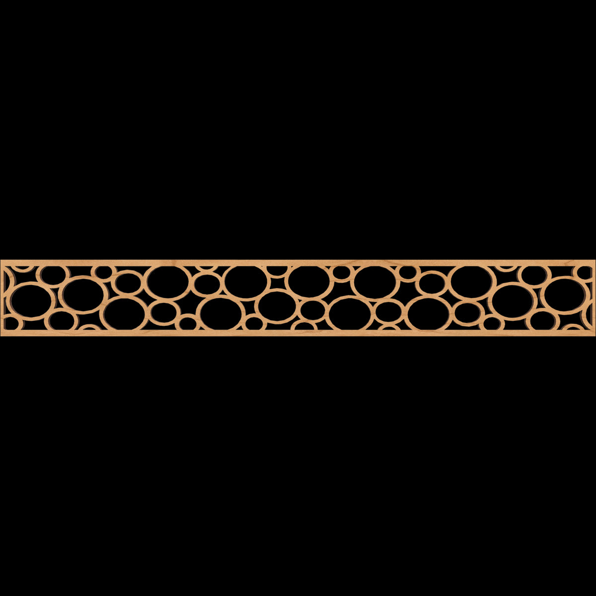 Hemingway Fretwork Moulding - Decorative Wood Trim for Home & Furniture - Perfect for DIY Projects, Wall Paneling, and Cabinet Accents