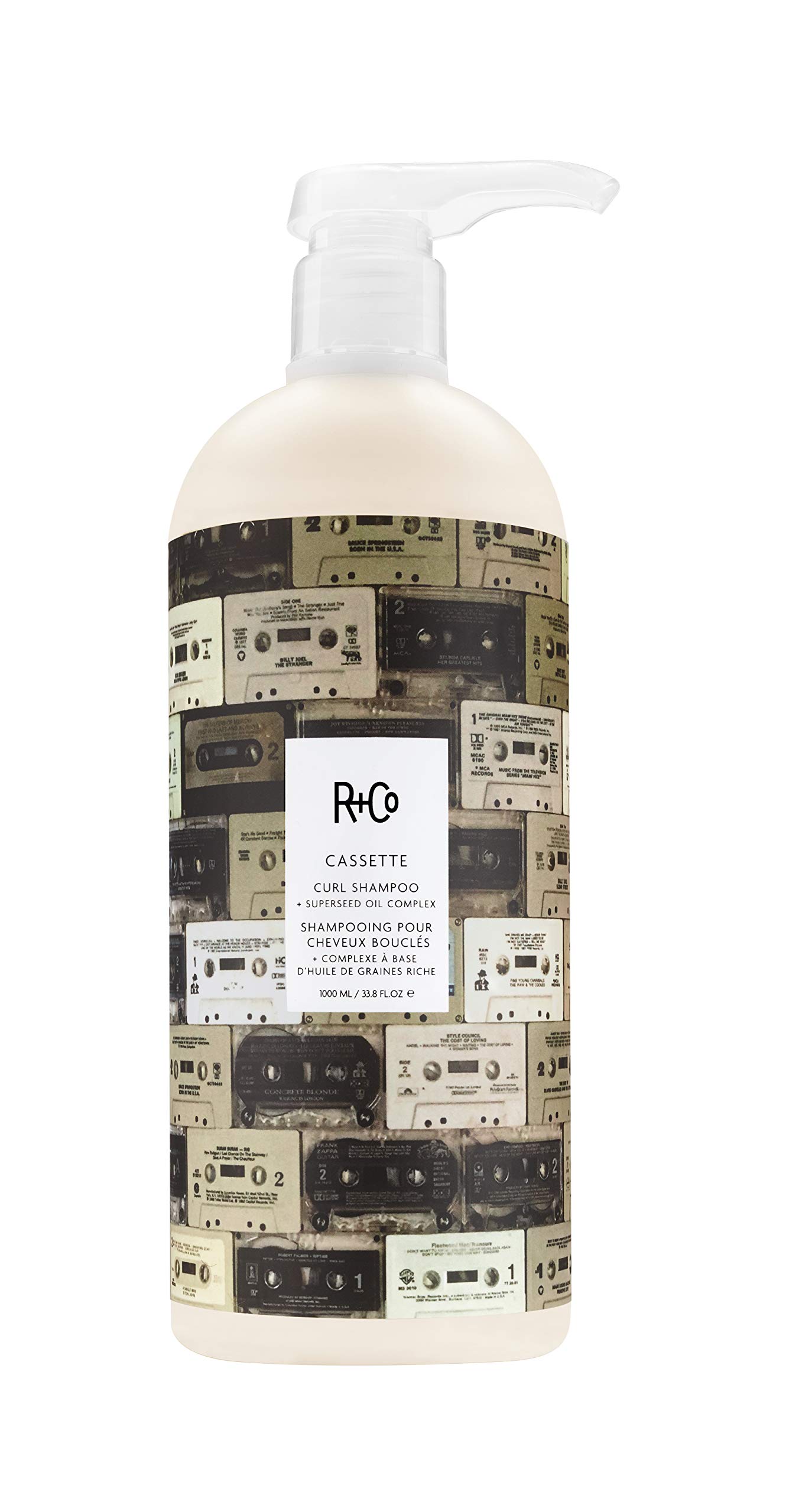 R+Co Cassette Curl Shampoo with Superseed Oil Complex - Hydrating & Defining for Curly Hair - Perfect for Daily Wash & Salon-Quality Results at Home