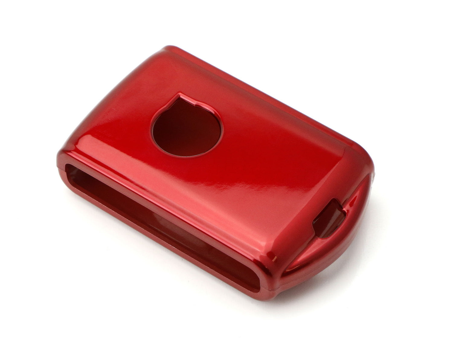 Volvo XC90 XC60 S90 V90 Glossy Metallic Red Key Fob Cover Replacement - Exact Fit, Durable Protection for Car Keys | Perfect for Everyday Use & Gift Giving