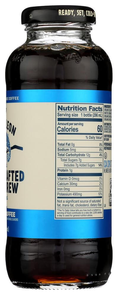 Chameleon Cold-Brew Vanilla Ready-to-Drink Coffee 12 Pack - Smooth & Convenient Iced Coffee for Home, Office & On-the-Go