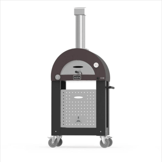 Alfa Moderno Nano Wood Fired Pizza Oven - Portable Outdoor Pizza Maker for Backyard, Camping & Patio | Authentic Italian Wood Burning Oven for Homemade Pizza, Bread & Baking