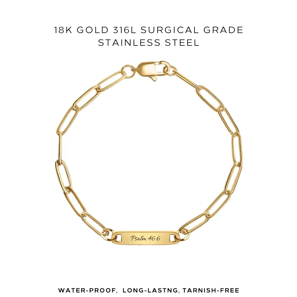 Personalized Engraved Paperclip Bracelet - Custom Name Jewelry Gift for Women - $35.00 - Perfect for Birthdays, Anniversaries & Special Occasions