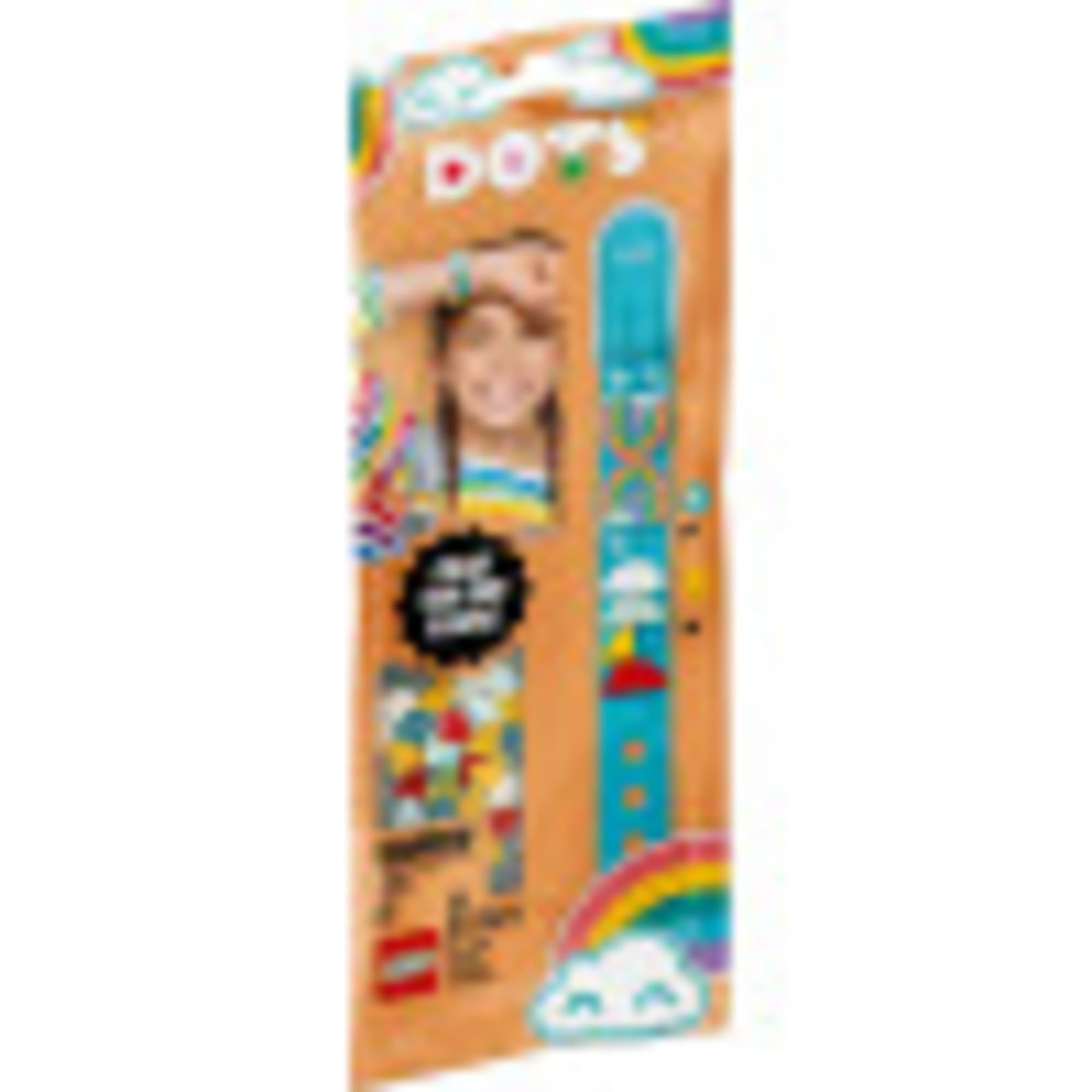 LEGO DOTS Rainbow Bracelet 41900 DIY Craft Bracelet Making Kit - 33 Pieces Creative Jewelry Set for Kids, Fun DIY Activity & Cool Holiday Birthday Gift Toy - Perfect for Arts & Crafts, Party Favors, and Creative Playtime