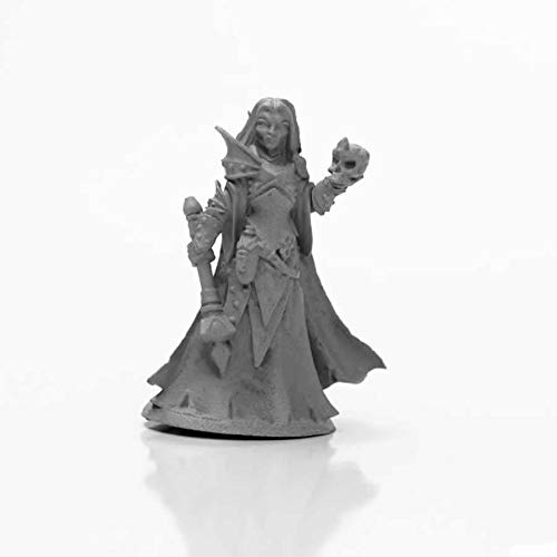 Dark Elf Priestess Miniature 25mm Heroic Scale - Reaper Miniatures Dark Heaven Legends - Perfect for Tabletop RPG, D&D Campaigns & Fantasy Wargaming