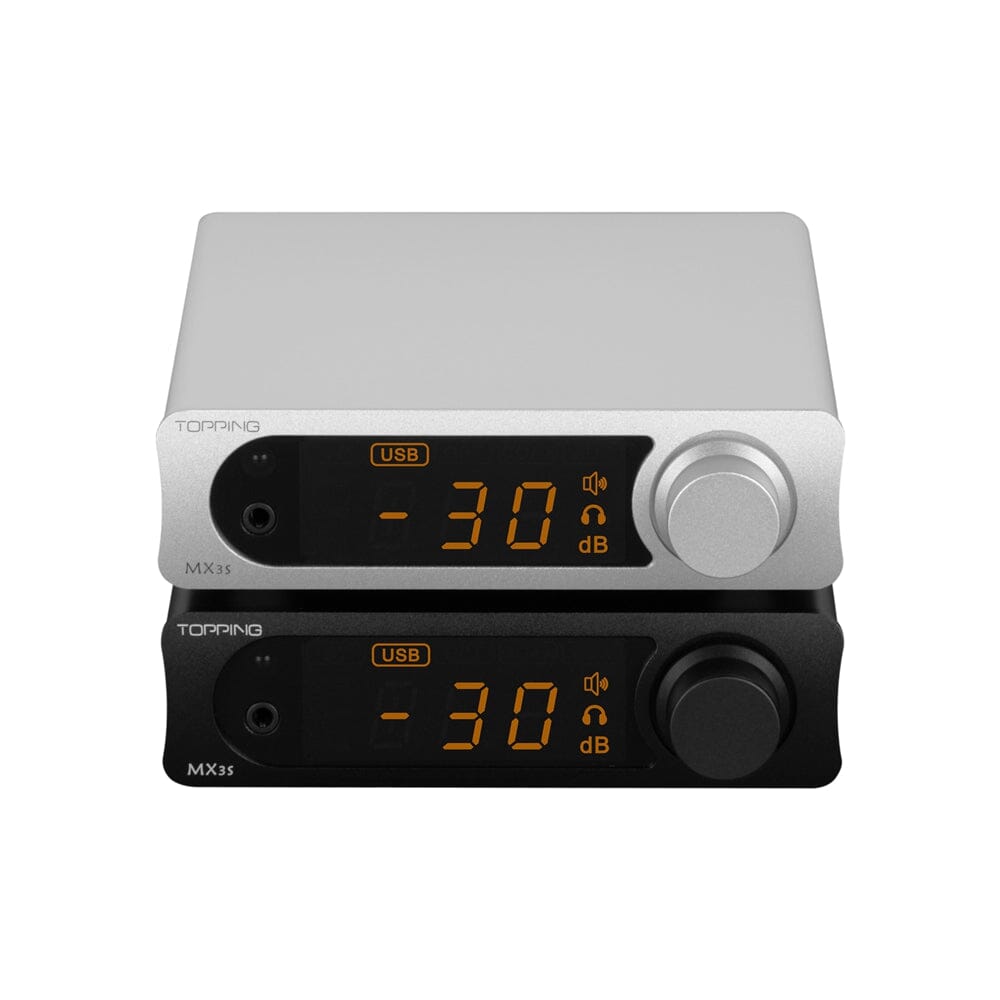 TOPPING MX3s Bluetooth Headphone Amplifier with USB DAC & Power Amp - High Fidelity Audio for Home, Office, and Studio Use