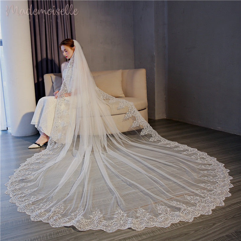 Elegant Daffodil Veil for Weddings & Bridal Accessories – Perfect for Brides, Prom, and Special Occasions