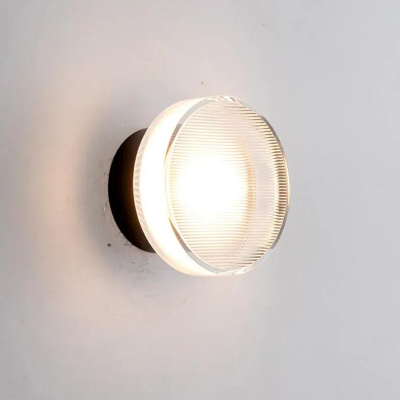 Modern White Frosted Glass Recessed Wall Light - Sleek LED Fixture for Bedroom, Living Room, Hallway & Staircase Lighting