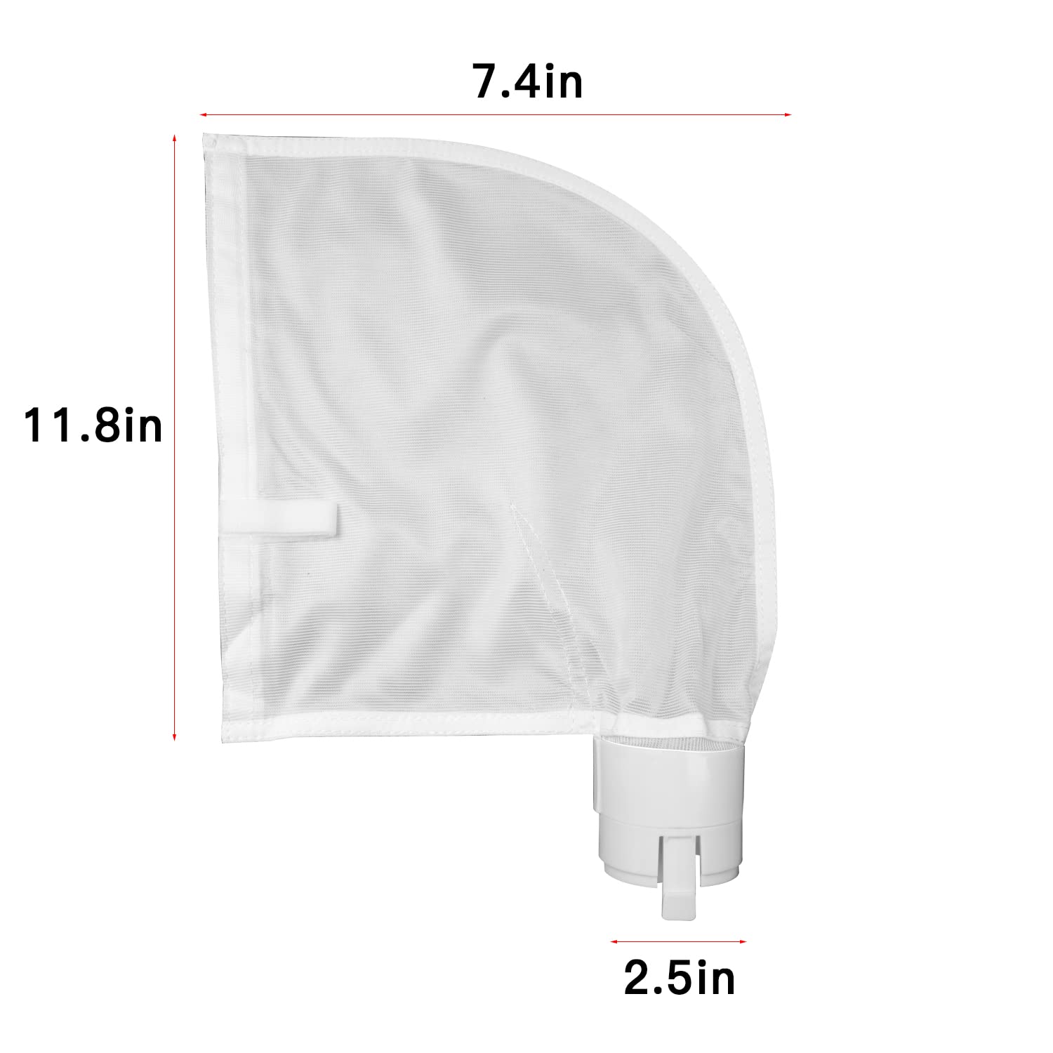 Polaris 360 380 Pool Cleaner Filter Bag with Hook and Loop Closure - 3 Pack, 360V Closure Bag for Efficient Pool Cleaning and Maintenance