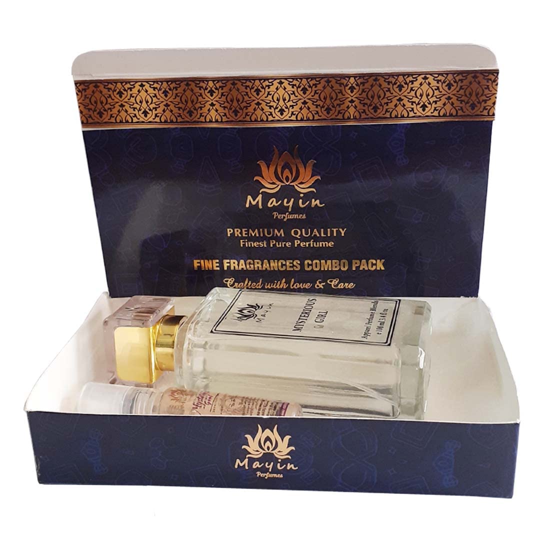 Mysterious Girl Perfume Set for Women - Floral & Elegant Fragrance (100ml + 10ml) - Perfect for Diwali Gifts, Date Nights & Special Occasions