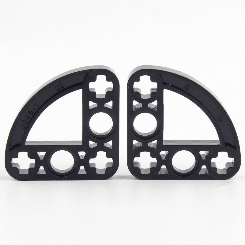 20pcs CADA 32249 Technic Liftarm Modified L-Shape Quarter Ellipse Thin 3x3 Building Blocks - Perfect for LEGO Technic Models, Robot Arms & DIY Engineering Projects