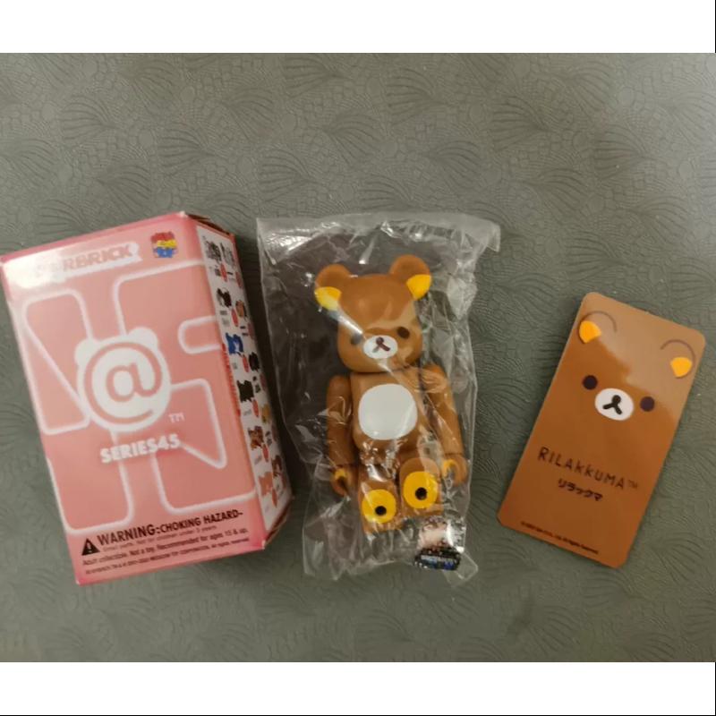Bearbrick Series 45 CUTE Rilakkuma 100% Collectible Figure - Perfect for Anime Fans & Home Decor Display
