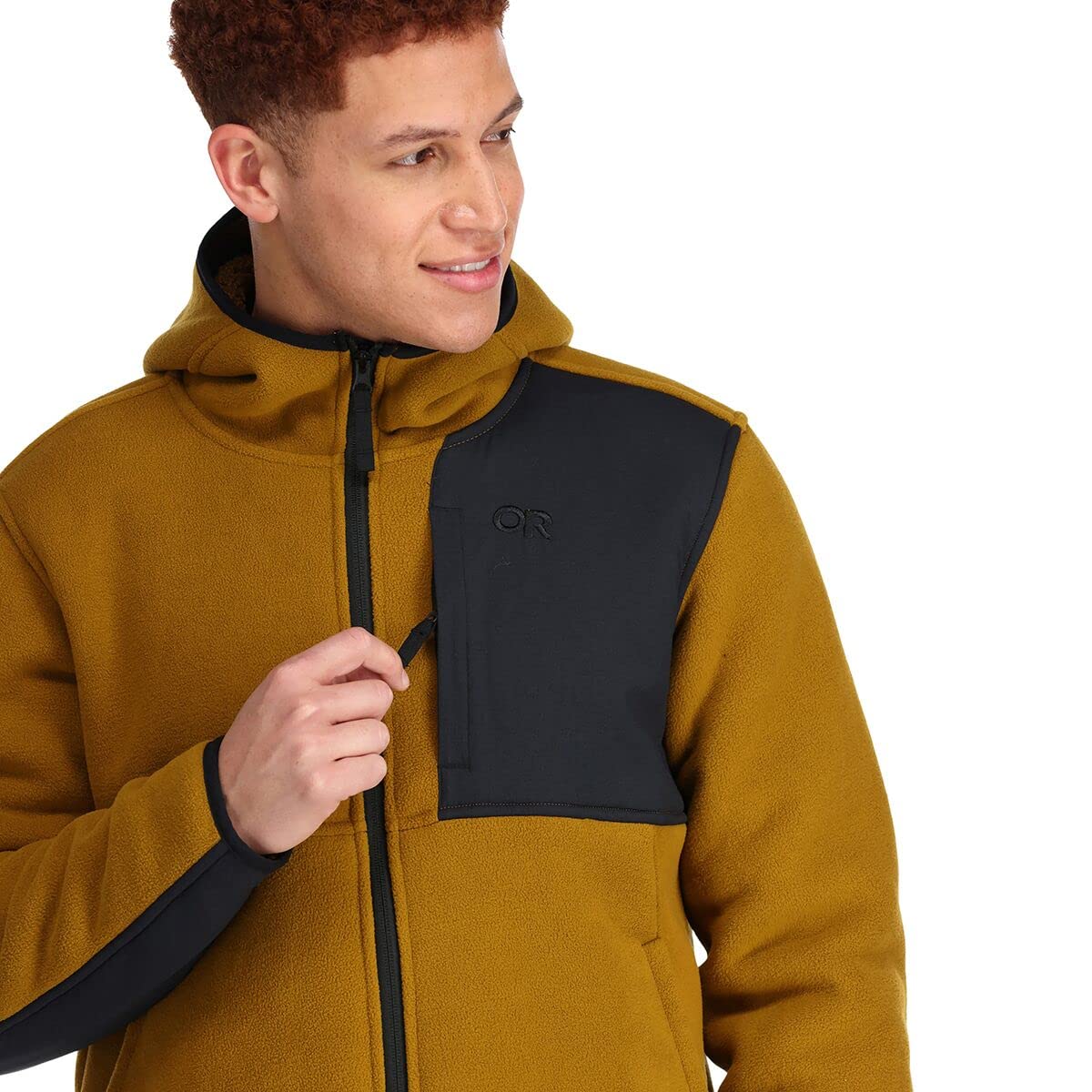 Outdoor Research Juneau Fleece Hoodie for Men - Lightweight Warm Winter Jacket with Hood for Hiking, Camping & Outdoor Adventures