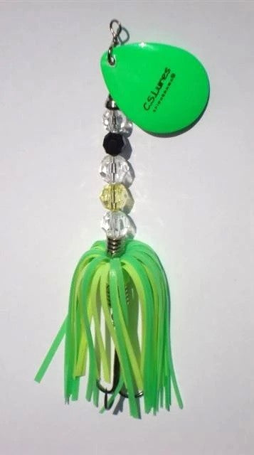 C.S. Lures #5 Inline Spinner - Premium Fishing Lure for Trout, Bass & Walleye - Perfect for Freshwater & Saltwater Fishing Trips