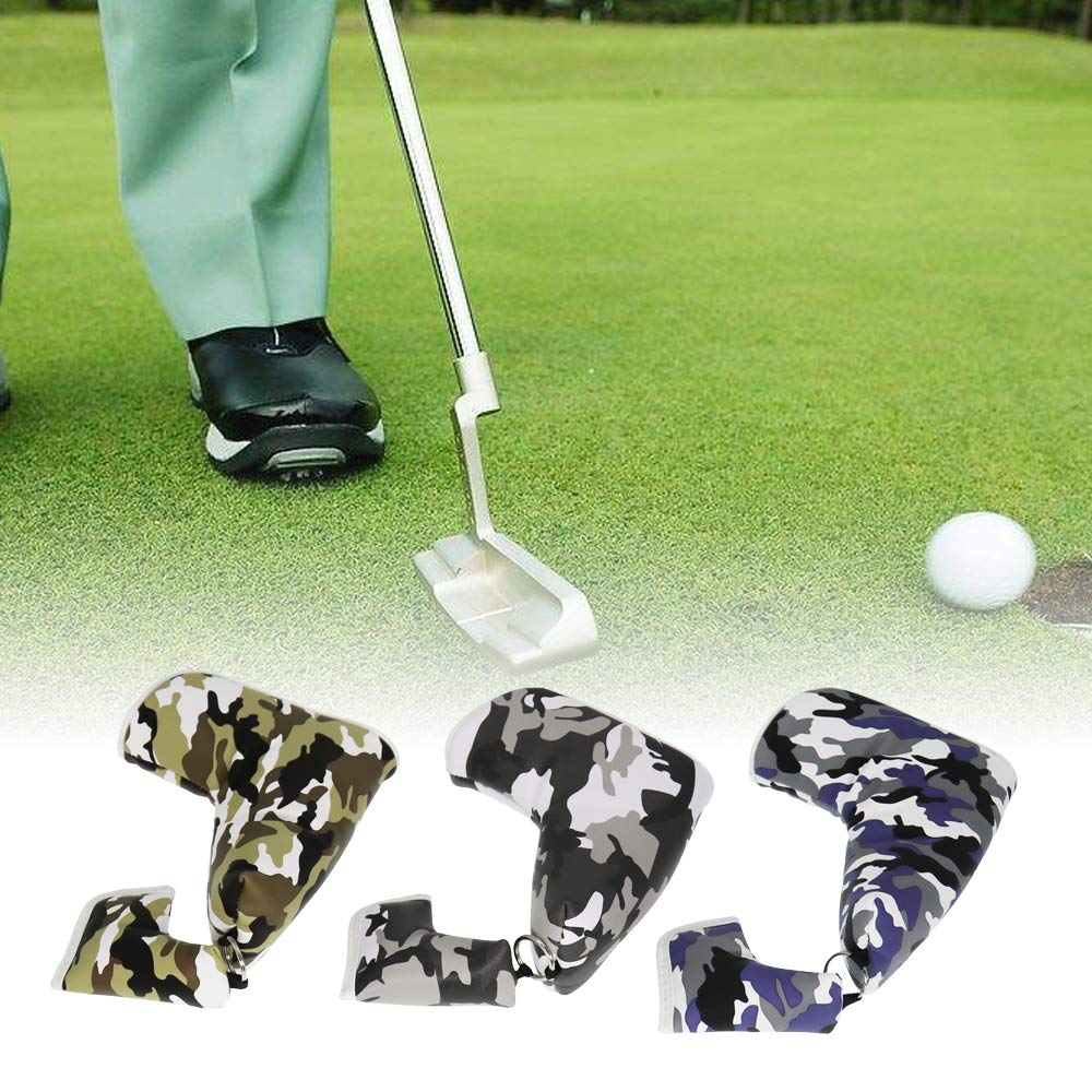 SEACLOUD Golf Blade Putter Cover - Camouflage Pattern Magnetic Headcover for Golf Club Protection | Perfect for Golf Course & Practice Sessions