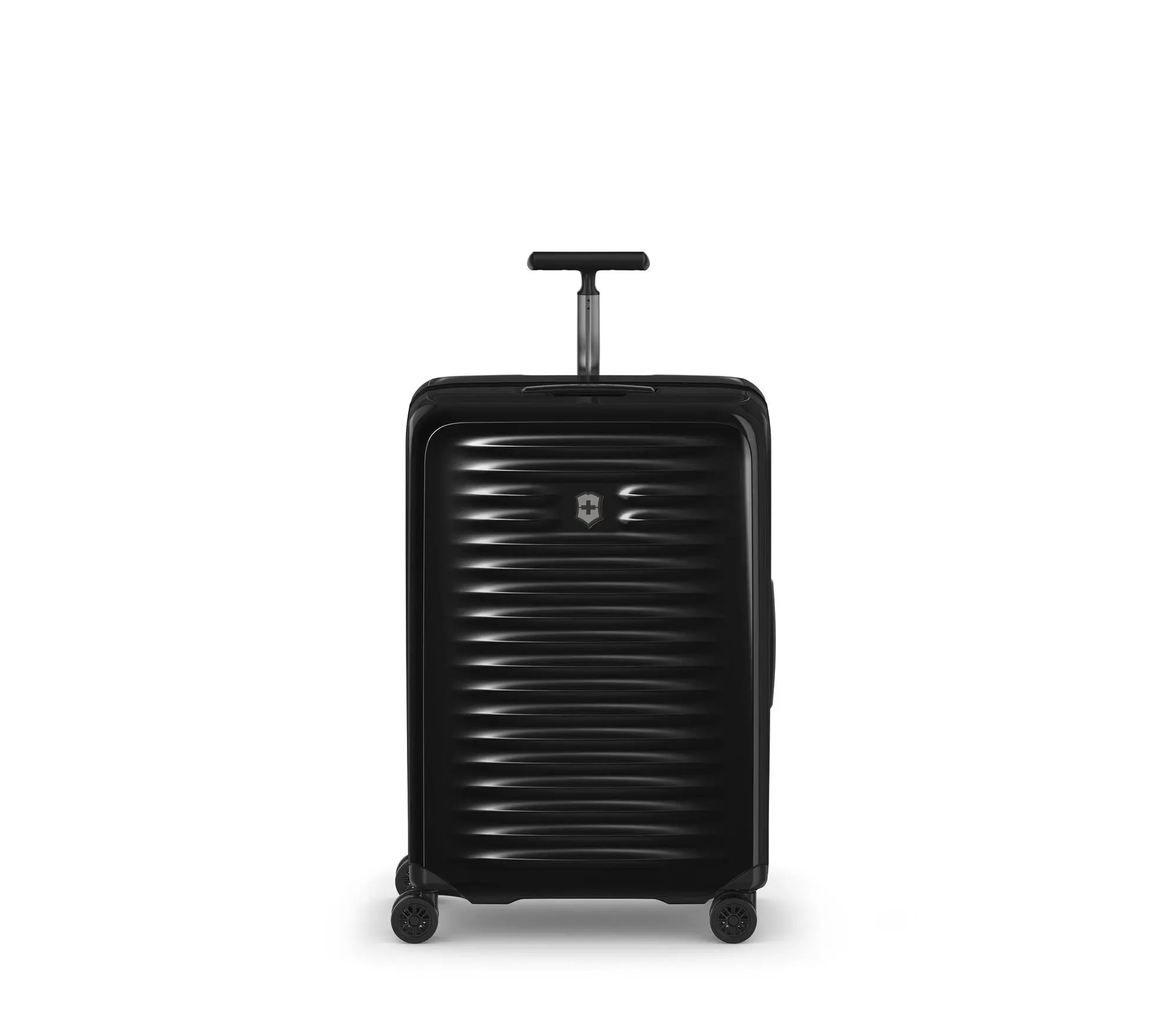 Airox Medium Hardside Luggage 27 Inch - Black Carry-On Suitcase for Travel, Business Trips & Weekend Getaways