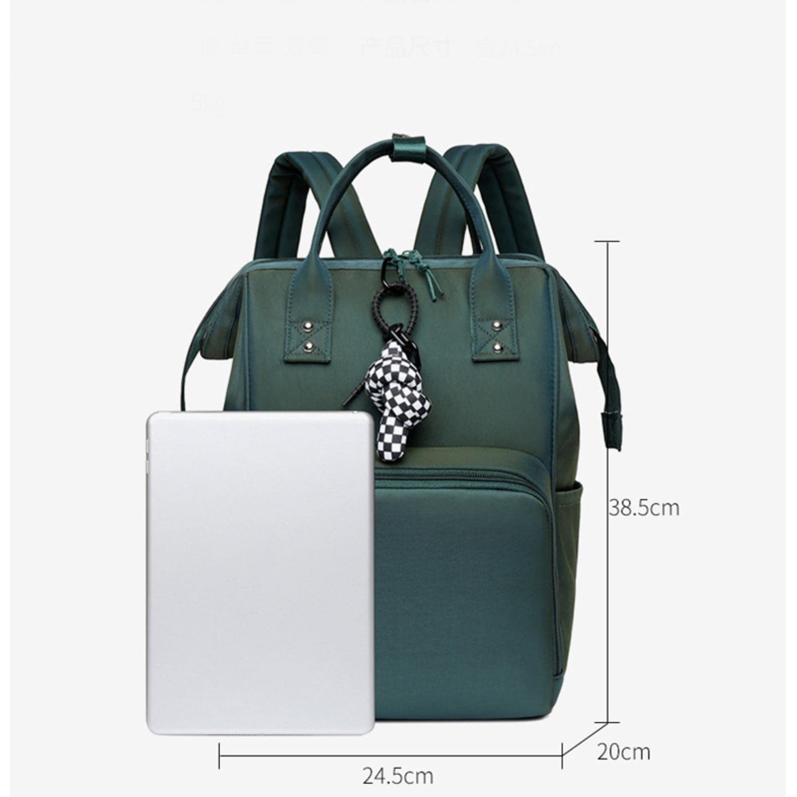 **ASHEET Large Capacity Waterproof Diaper Bag Backpack - Multi-Function Baby Changing Bag for Moms, Stroller & Travel - Perfect for Outdoor, Park & Daily Use**