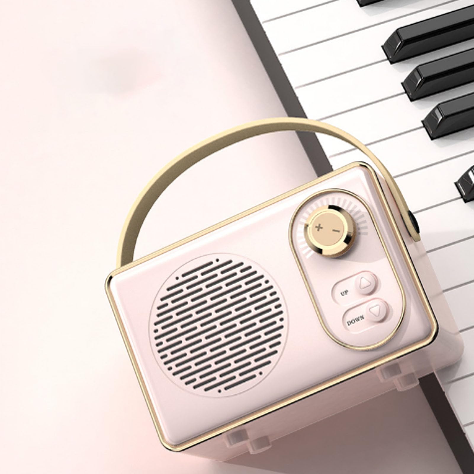 Vintage Retro Speakers - High-Quality Clear Sound for Home, Office, and Outdoor Gatherings