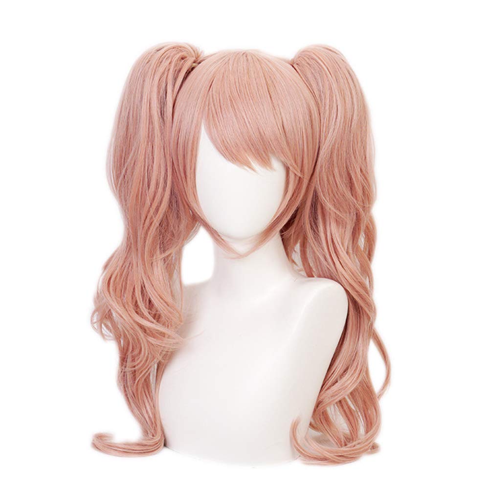 OSIAS Junko Enoshima Anime Cosplay Wig with Free Cap - Perfect for Danganronpa Costume, Conventions & Cosplay Events