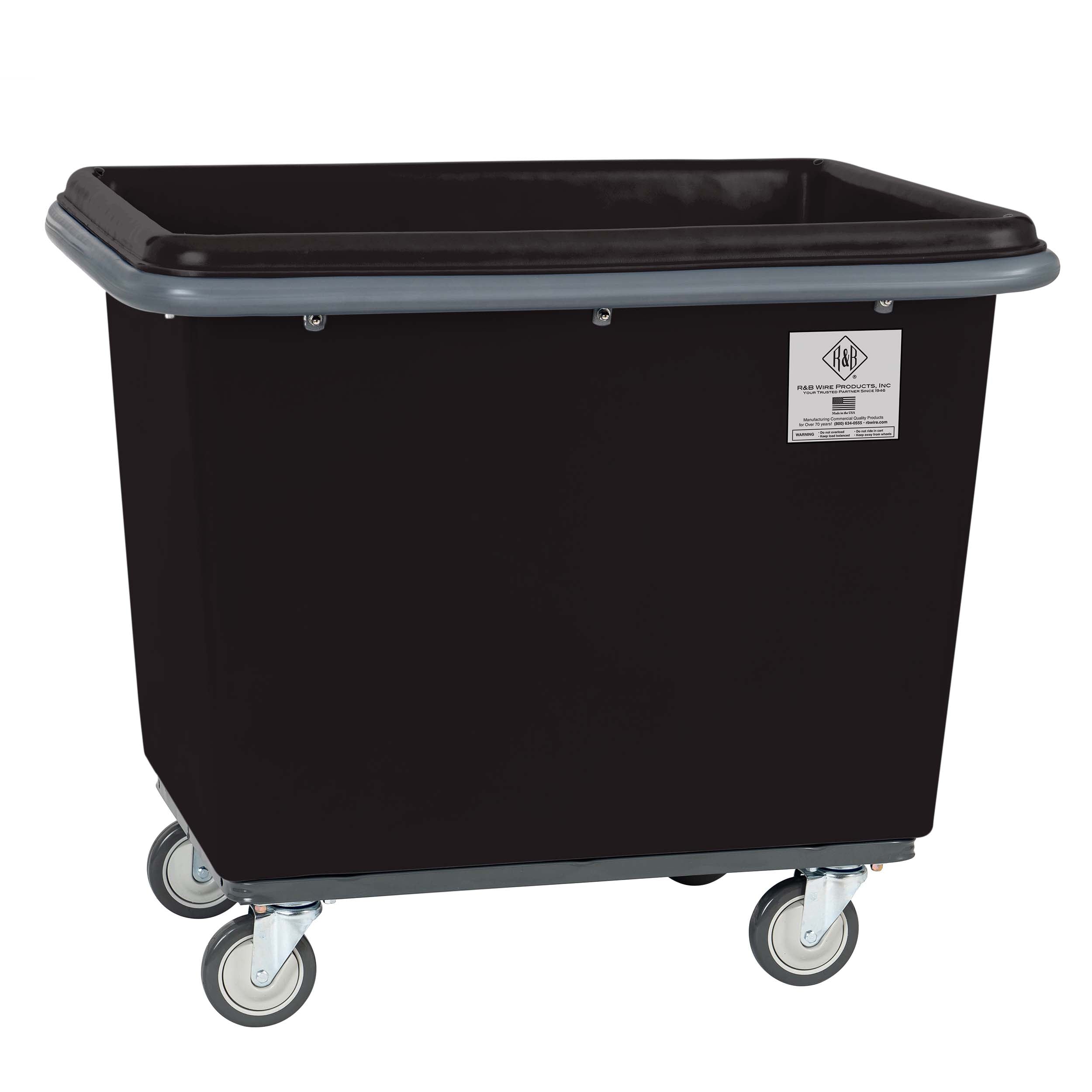 Poly Bumper Truck 12 Bushel - Heavy Duty Utility Cart for Farm, Garden & Warehouse Use