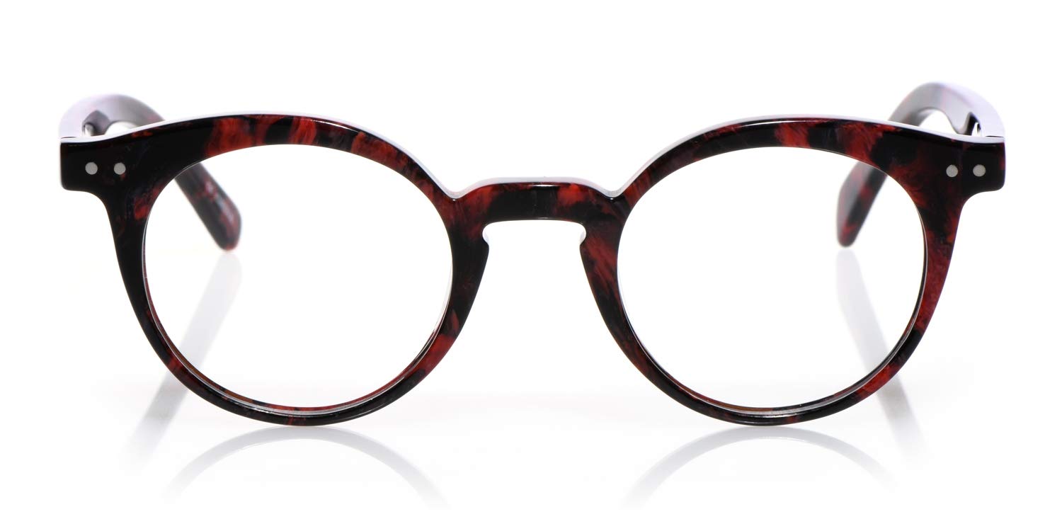 Eyebobs Reva Unisex Premium Reading Glasses for Men & Women - Round Frame Readers with Blue Light Blocking | Perfect for Office, Reading & Computer Use