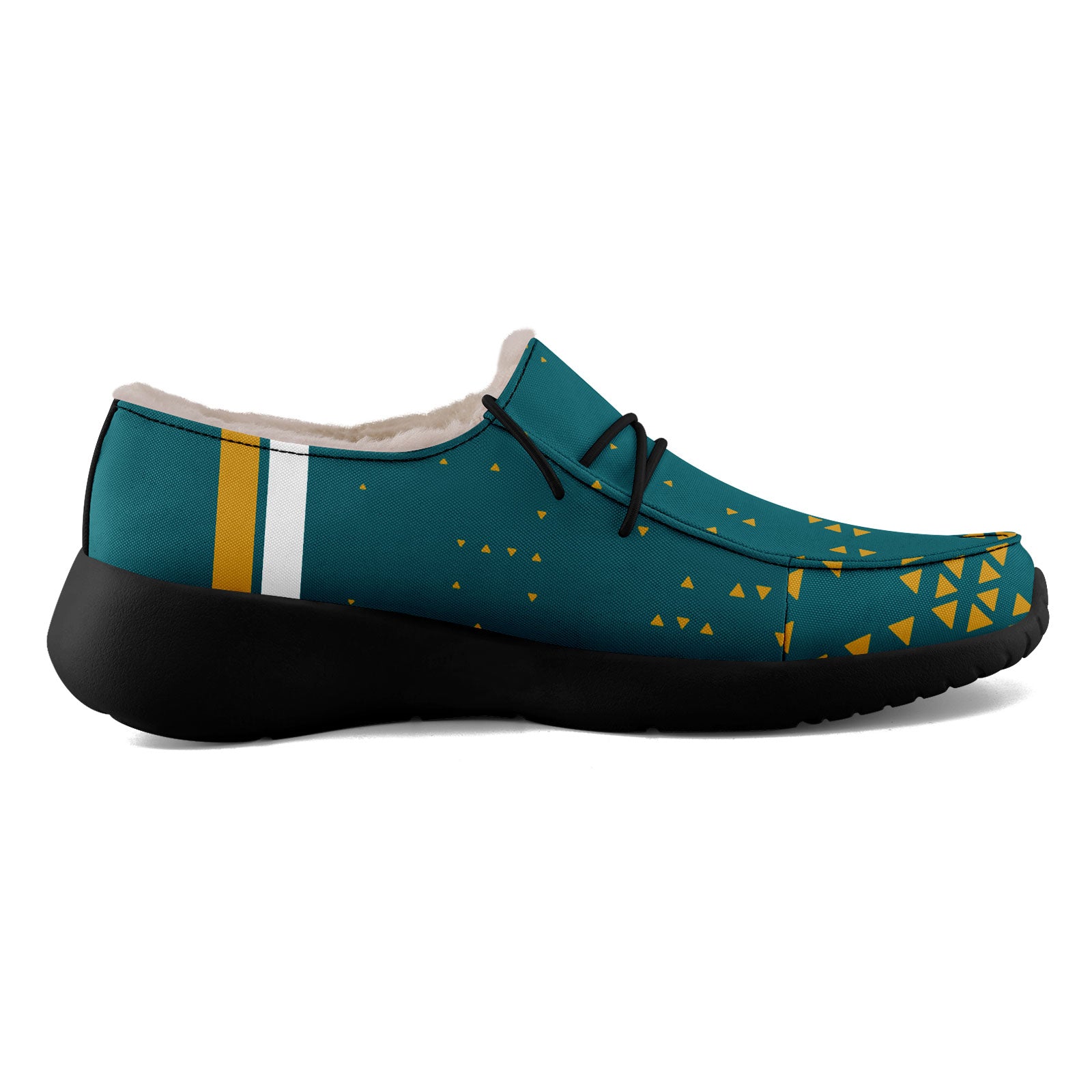 Custom Green & Yellow Jacksonville Personalized Sneakers - FN042 D020279 Size 16 | Trendy Casual Shoes for Walking, Running & Streetwear Fashion