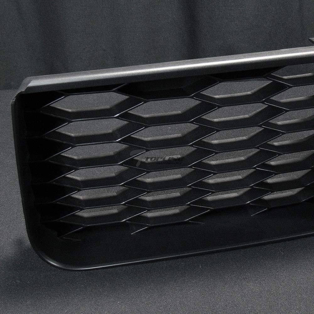 2005-2009 Ford Mustang GT Glossy Black Honeycomb Mesh Front Bumper Grille with Fog Light Holes | Replacement Grill Compatible with Mustang GT | Perfect for Car Upgrades & Customization