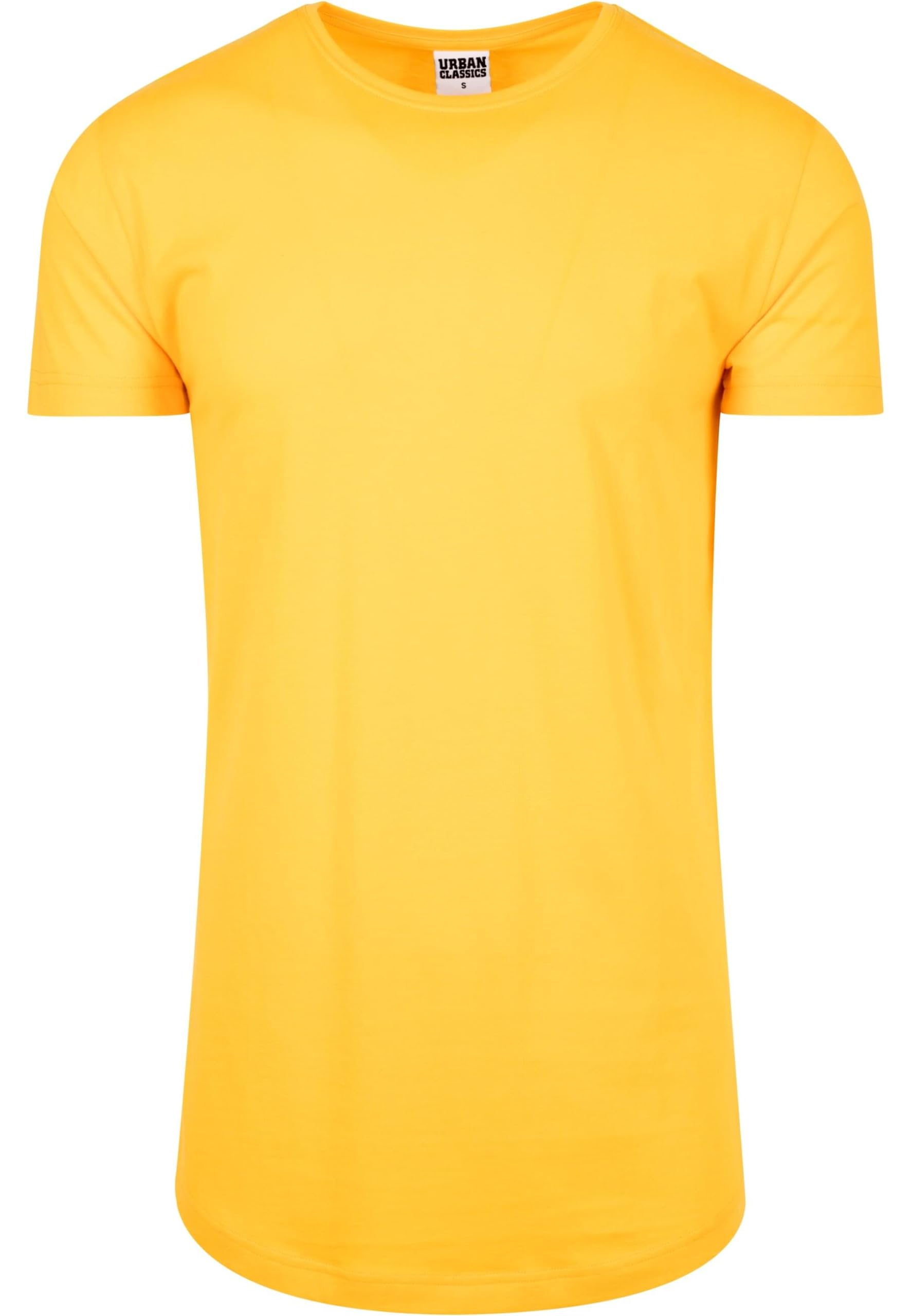 Trendy Shaped Long Tee in Chrome Yellow - Size M | Stylish Casual Wear for Everyday Outfits & Street Fashion