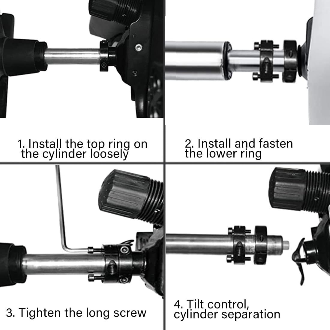 Ergonomic Office Chair Tilt Control Mechanism - Adjustable 8.8x8.7 Inch Chair Tilt Control with Heavy Duty Casters | Replacement Part for Office Chairs | Perfect for Home Office, Conference Rooms & Workspaces