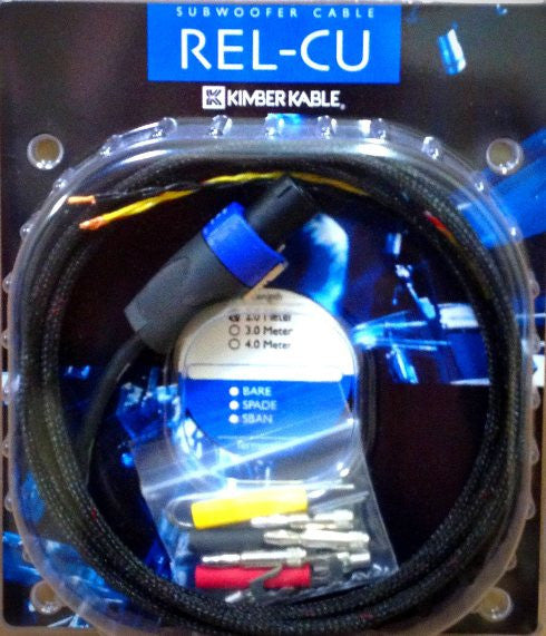 Premium Kimber Kable REL CU Subwoofer Cable - High-Performance Audio Cable for Home Theater & Studio Sound Systems