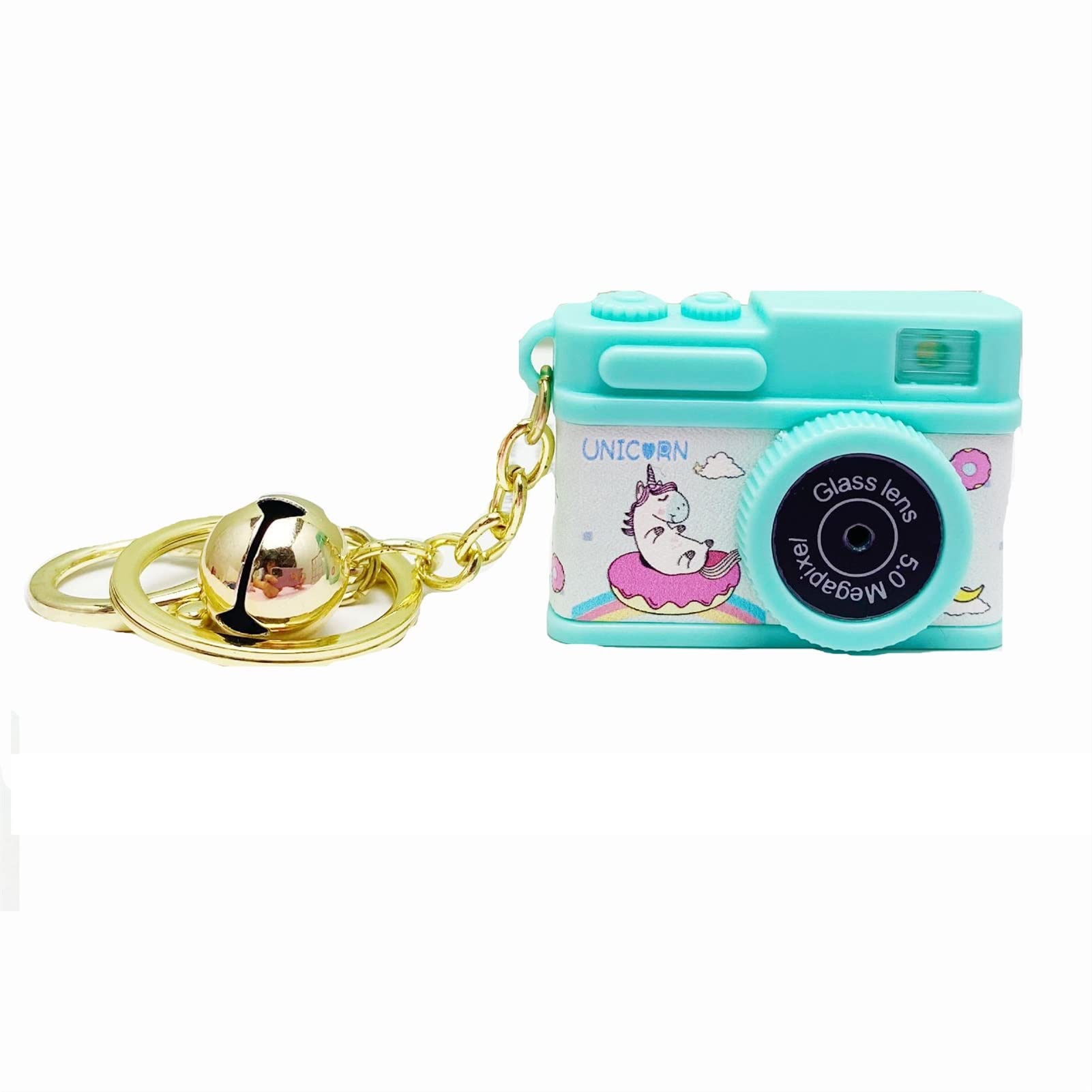 GBCCNM Mini Camera Keychain - HD 1080P Spy Camera Pendant, Tiny Wearable Hidden Camera for Home Security & Covert Recording - Perfect Gift for Photography Lovers (Blue, Size A) - Ideal for Travel, Surveillance, Vlogging & Secret Recording