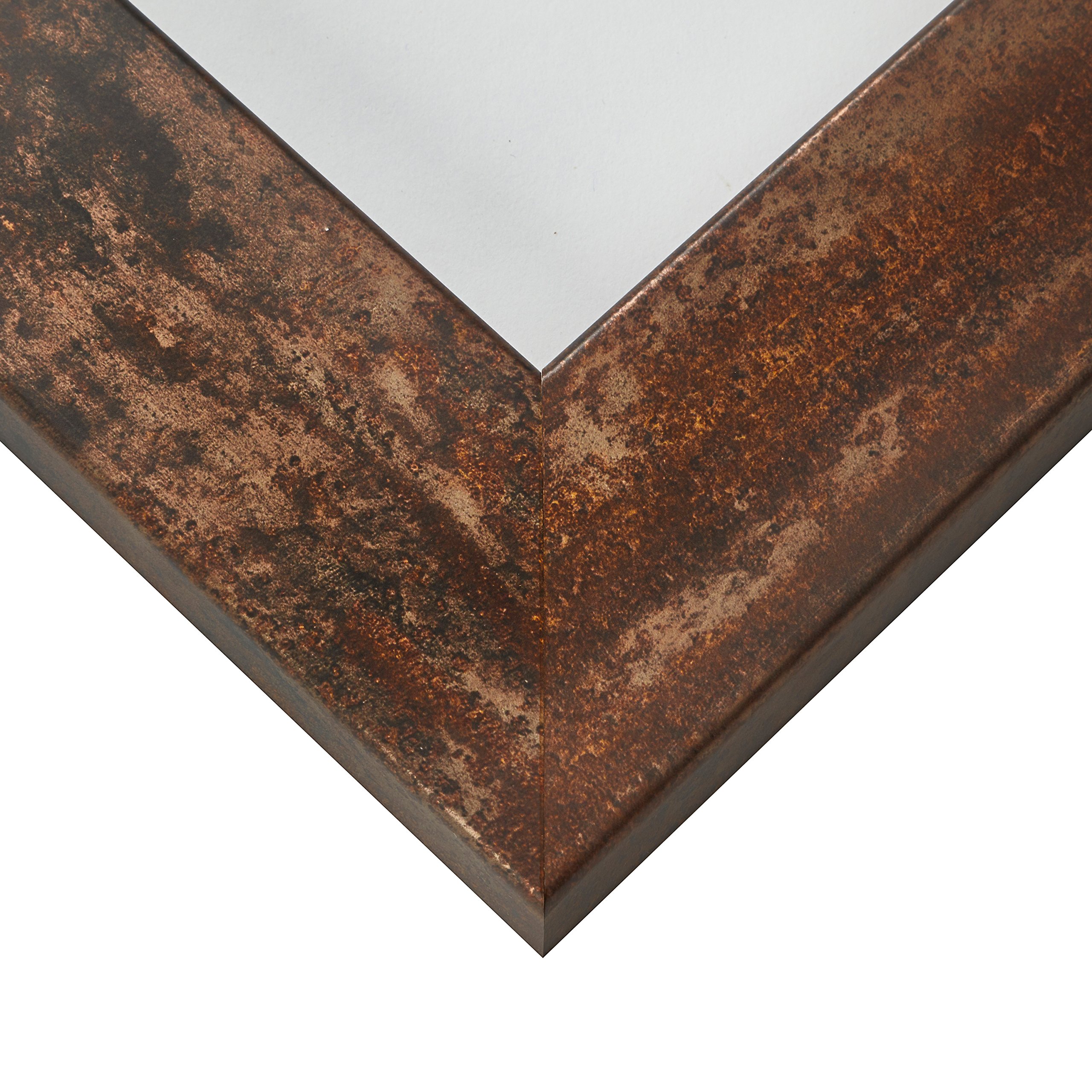 Craig Frames Bauhaus 200 Modern Picture Frame - 24 x 32 Inch Rust Finish - Wall Art Display for Home, Office & Gallery Decor