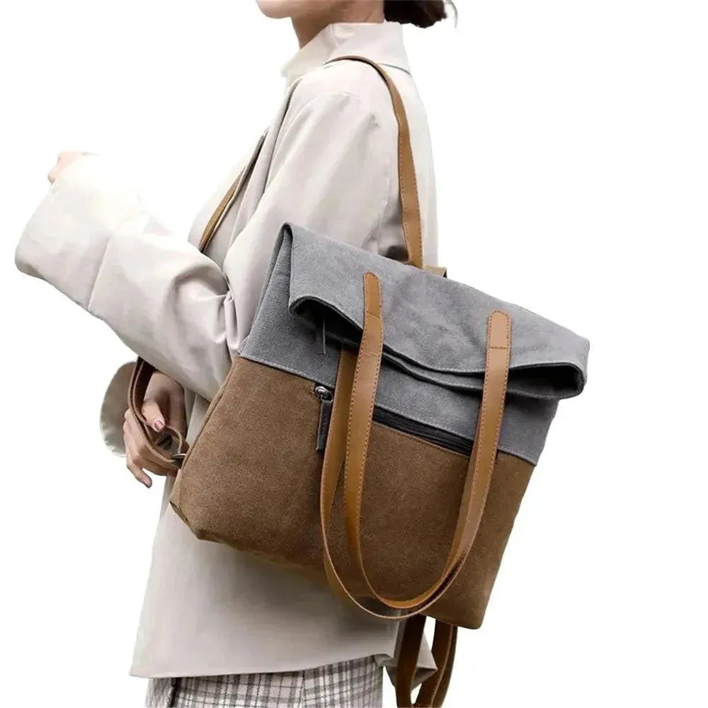 Stylish Women's Designer Canvas Backpack - Durable & Lightweight for Travel, Work & School - Perfect for Commuting, College & Everyday Use
