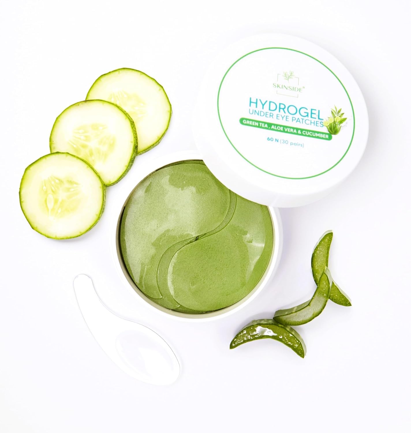 **DD Under Eye Hydrogel Patches for Dark Circles & Puffy Eyes – 60 Pairs with Caffeine, Niacinamide & Hyaluronic Acid – Anti-Wrinkle & Deep Hydration Eye Treatment – Perfect for Overnight Use & Morning Skincare Routine**