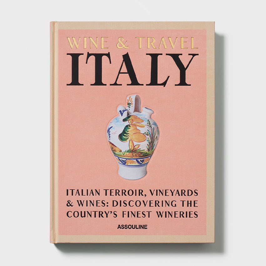 Assouline Wine & Travel Italy - Luxury Coffee Table Book for Wine Lovers, Italian Travel Guide & Gift for Foodies - Perfect for Home Decor, Wine Cellars & Travel Inspiration