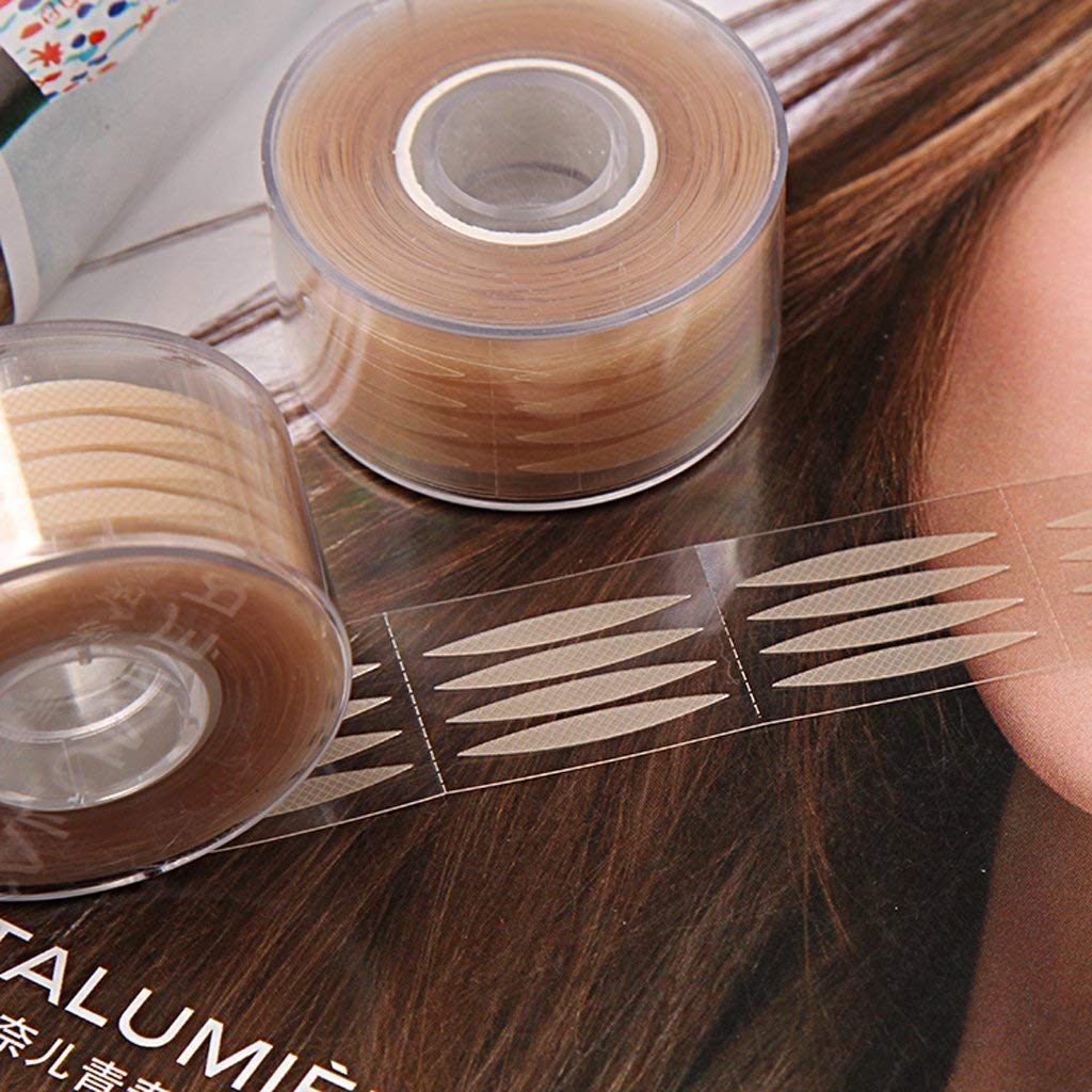 Electomania Fabric 300 Pair Double Eyelid Tape - Invisible Self-Adhesive Eyelid Stickers, Waterproof & Lightweight for Natural Eye Makeup | Perfect for Monolid, Hooded Eyes & Asian Beauty Looks