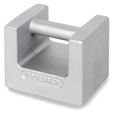 Troemner 9080 50lb Class F Cast Iron Grip Handle Weight with Accuracy Certificate - Perfect for Gym, CrossFit, and Strength Training