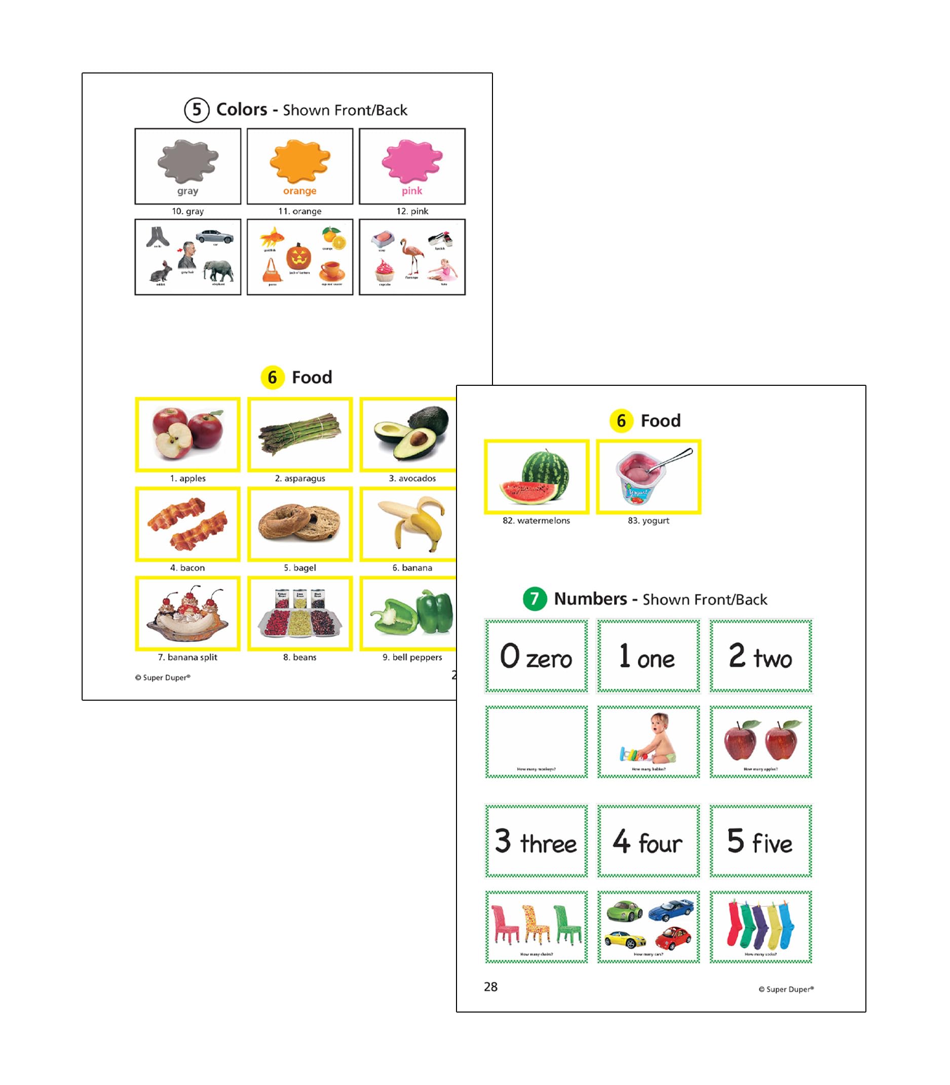Webber® Big Vocabulary Nouns Photo Flash Cards | Educational Learning Resource for Kids | Enhance Language Skills for Preschool & Elementary Students | Perfect for Homeschooling & Classroom Activities