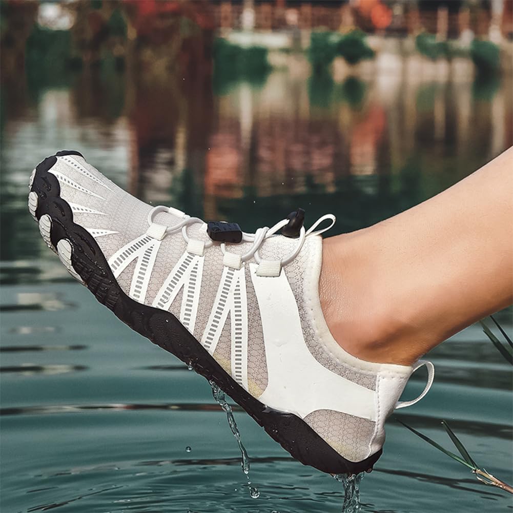 **Barefoot Water Shoes for Women & Men - Quick-Dry Aqua Socks for Hiking, Swimming, Beach, Pool, Surfing & Diving - Breathable Non-Slip Athletic Water Shoes**    *(Perfect for Outdoor Adventures, Water Sports & Casual Wear!)*