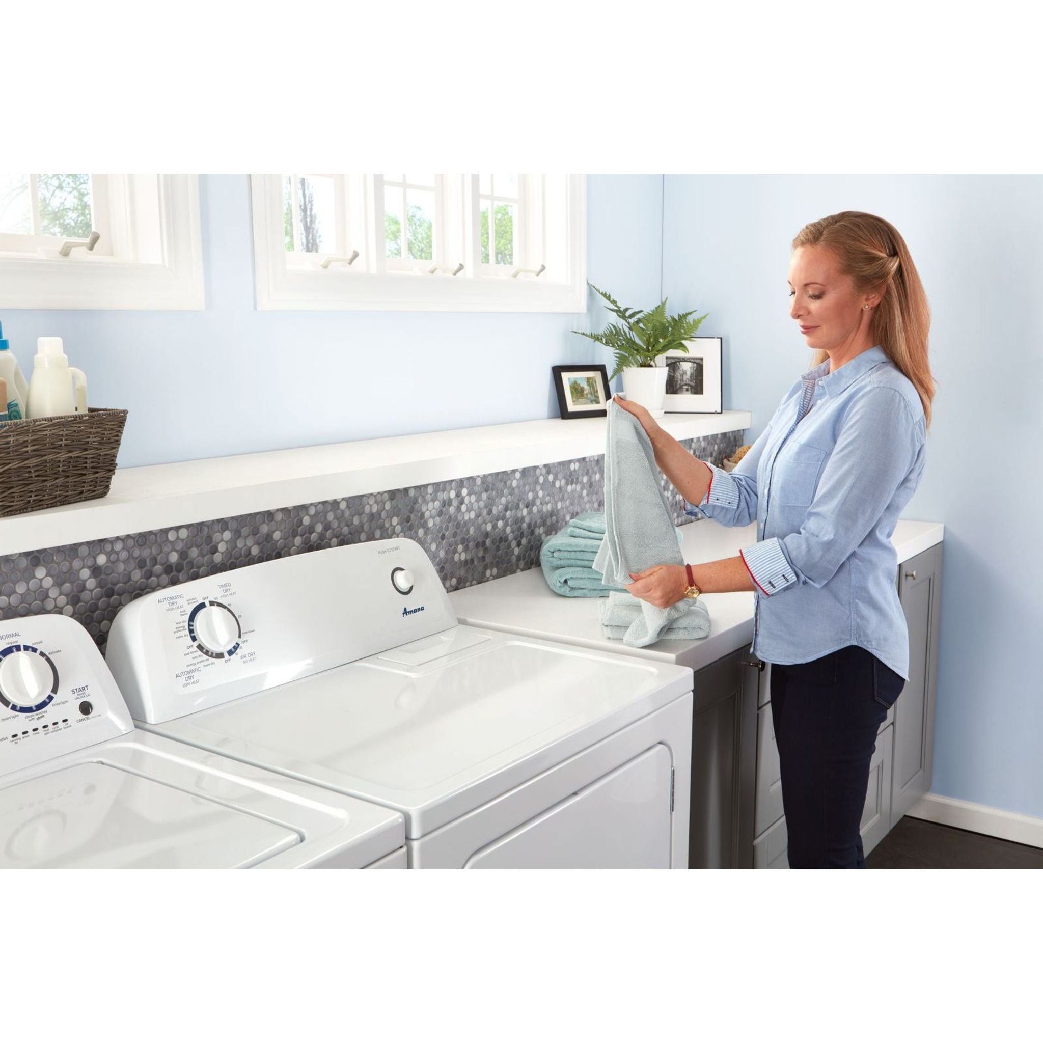 Amana NTW4516FW 4.5 Cu. Ft. White Top Load Washer - Perfect for Laundry Rooms & Small Spaces