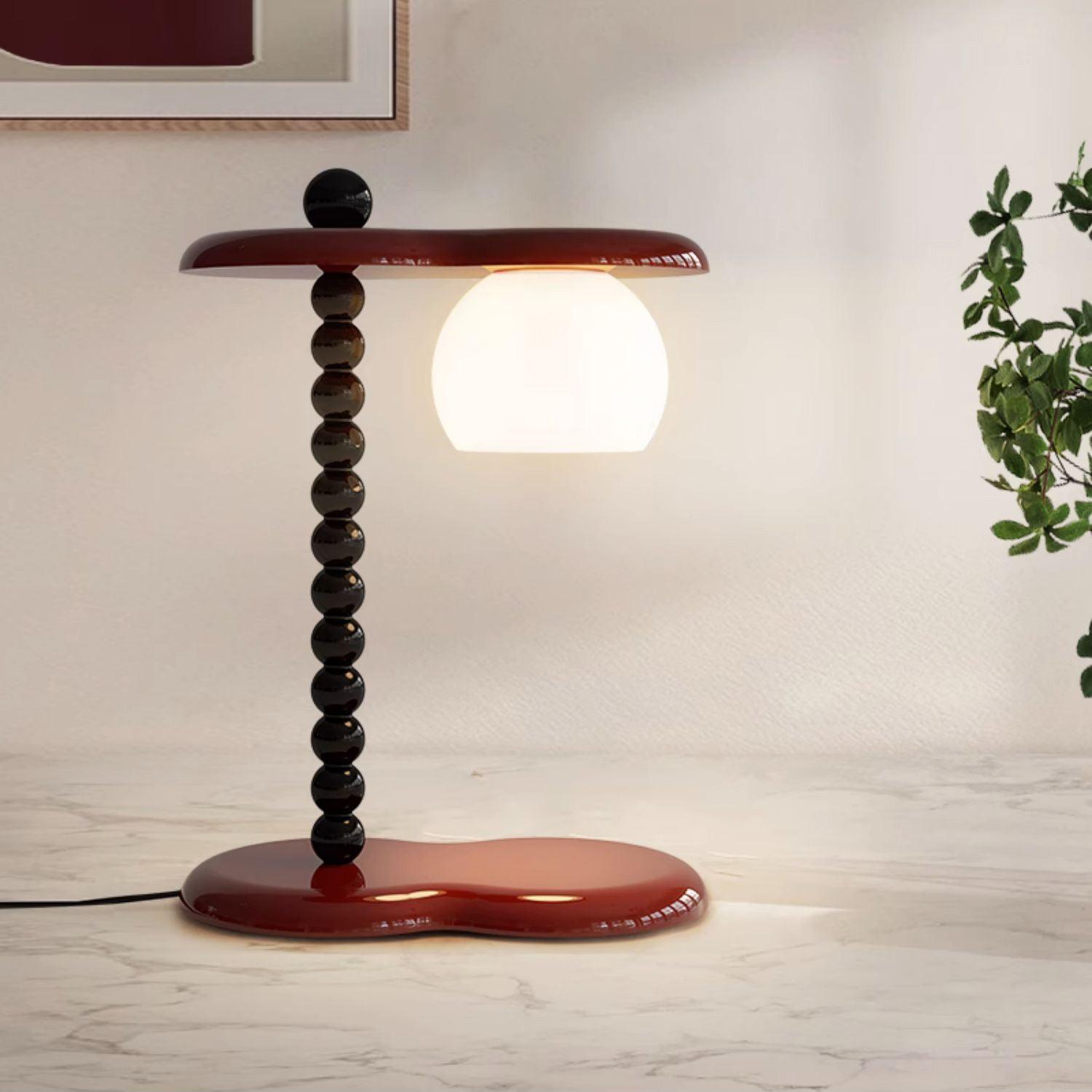 Everalda Modern Metal Table Lamp - Adjustable Brightness LED Desk Light for Bedroom, Office & Living Room - Stylish Home Decor & Reading Light