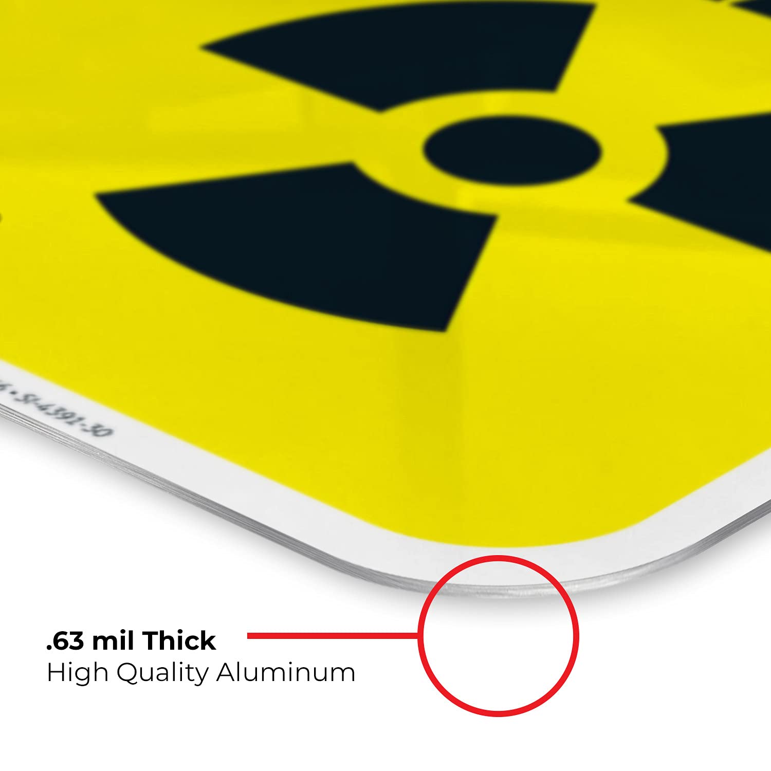 Radiation Area Radioactive Materials Authorized Personnel Only Sign - OSHA Compliant Warning Sign - 24x30 Inch Rustproof Aluminum Sign - Fade Resistant for Indoor/Outdoor Use - Made in USA - Perfect for Nuclear Facilities, Laboratories & Hazardous Work Zones