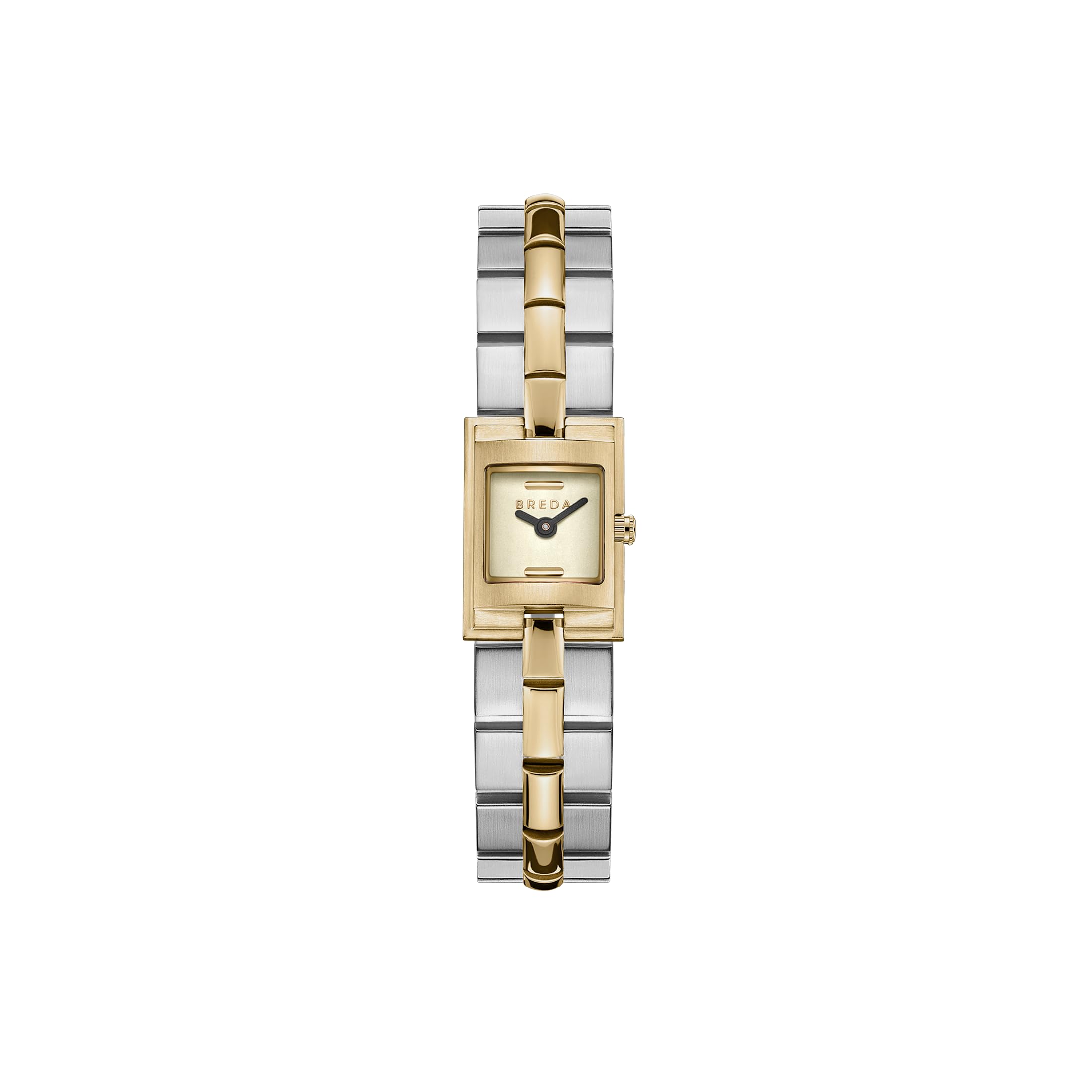 Breda 'Relic' Gold and Stainless Steel Bracelet Watch - 16MM Waterproof Unisex Wristwatch for Men & Women | Perfect for Casual, Office & Formal Occasions