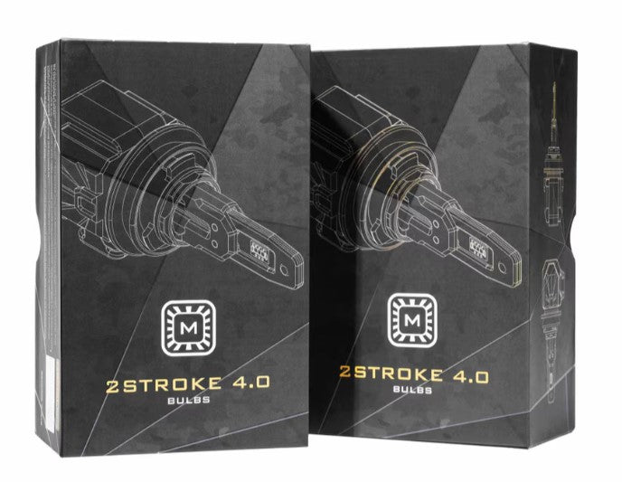 H11 2-Stroke 4.0 LED Headlight Bulbs - Super Bright 6000K White Light for Cars, Trucks, SUVs - Perfect for Night Driving and Off-Road Adventures
