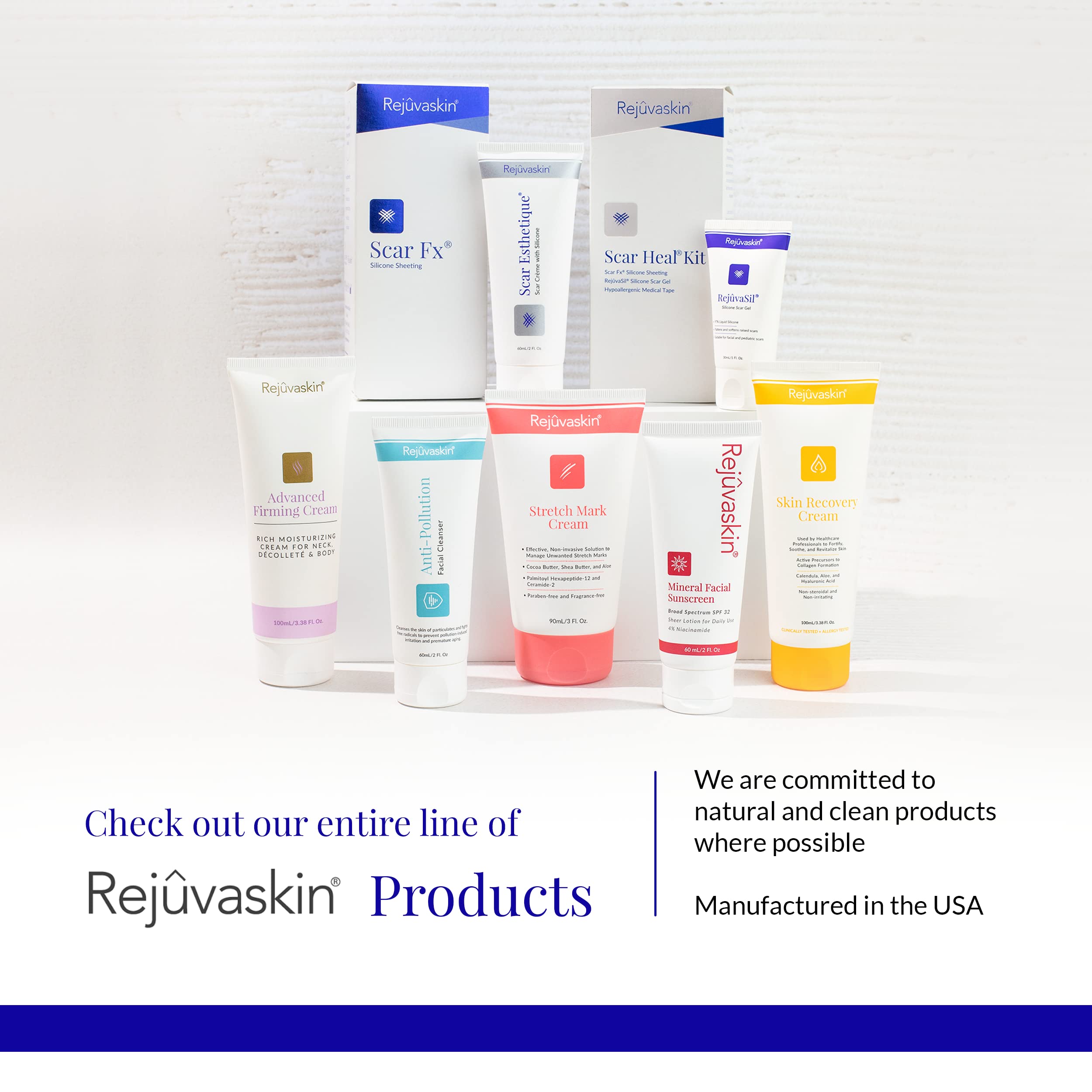Rejuvaskin Scar Esthetique Scar Cream with Silicone - Reduces Surgical Scars, Burns, Stretch Marks, Keloids & Acne Scars - 30ml - Post-Surgery Recovery & Skin Care Treatment for Smooth & Healthy Skin