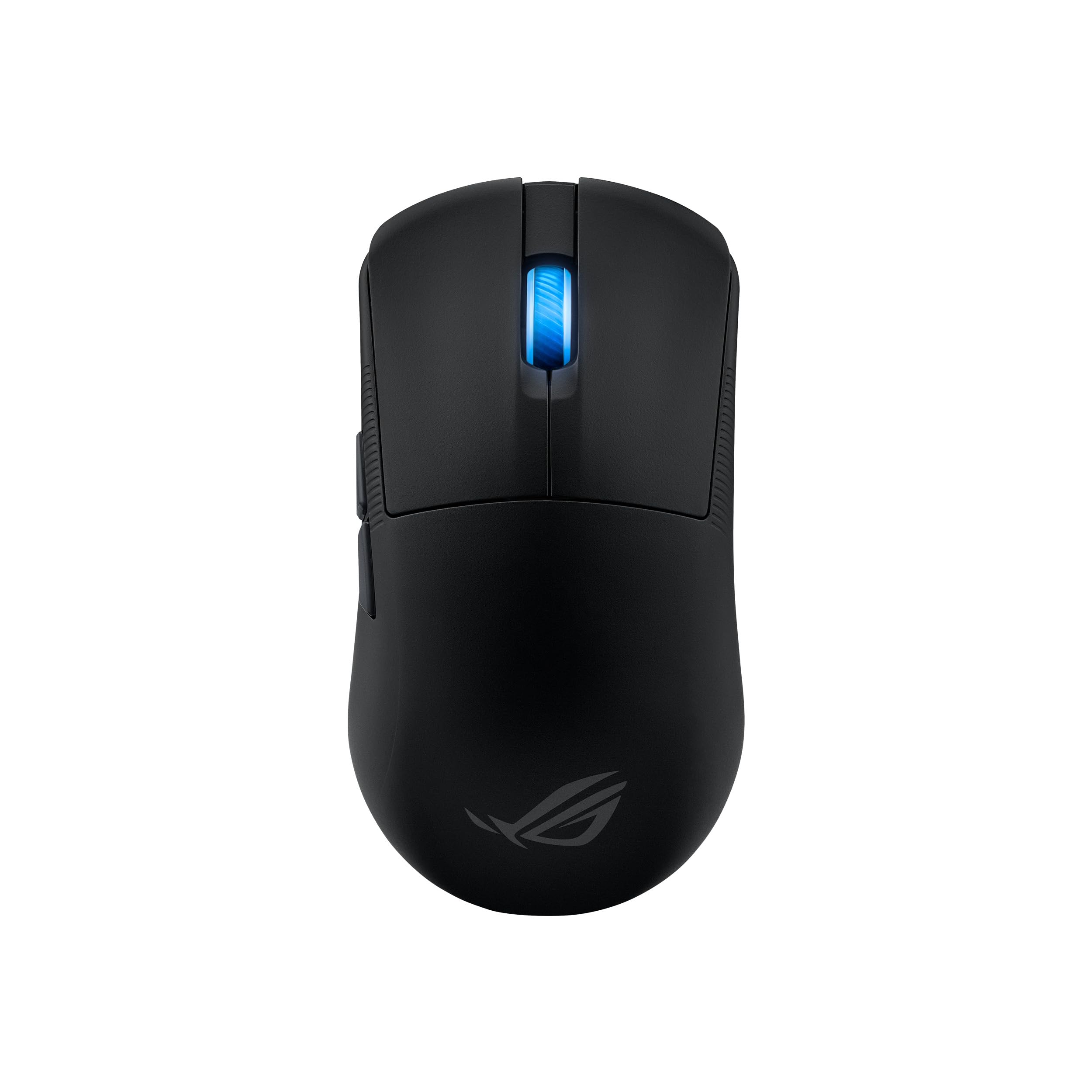 ASUS ROG Harpe Ace Mini Wireless Gaming Mouse - 49g Ultra Lightweight, 42K DPI AimPoint Pro Optical Sensor, Optical Micro Switches, ROG Polling Rate Booster - Perfect for Esports, FPS Gaming & Professional Use (Small/Medium Size, Black) - Ideal for Competitive Gaming, Office Work & Travel Setup