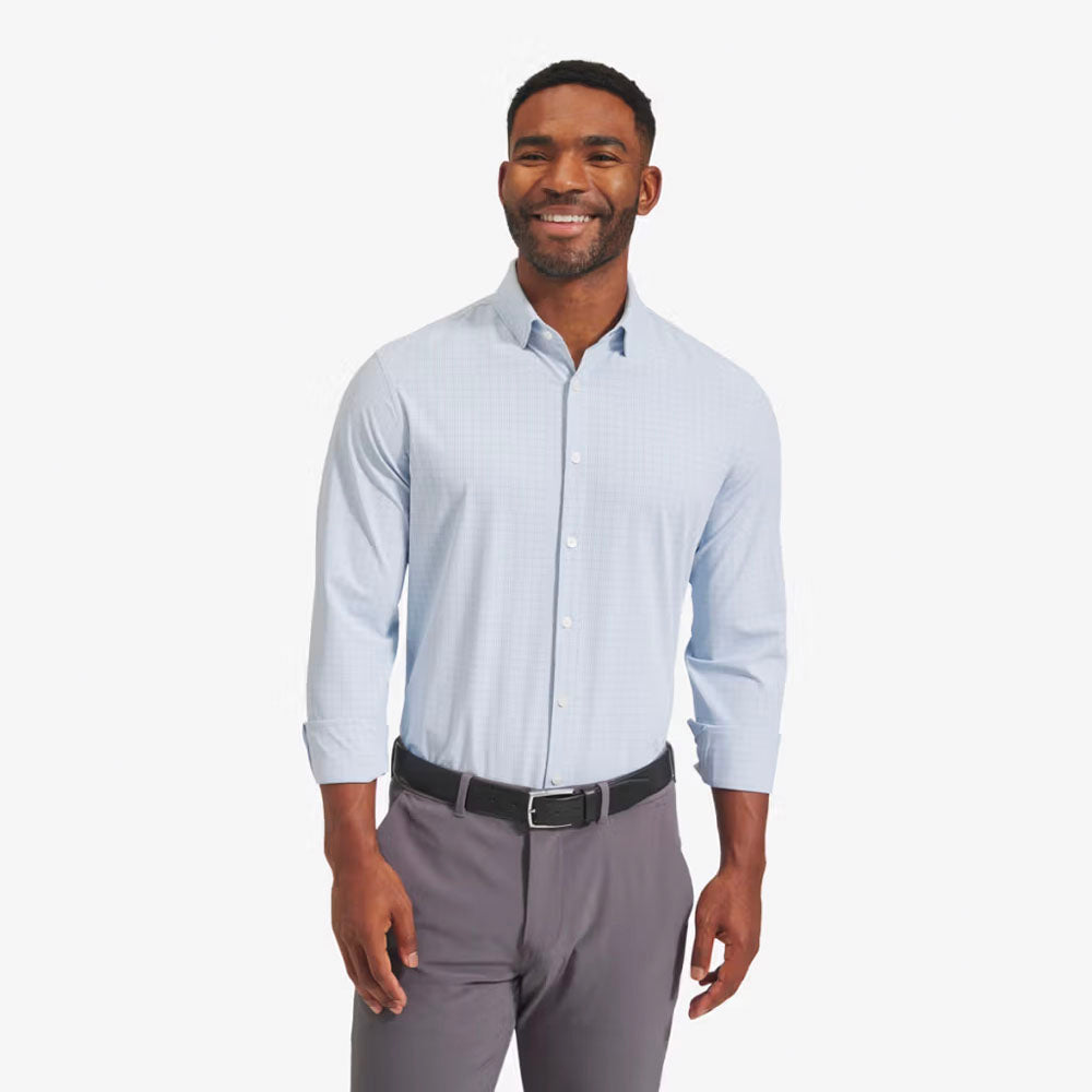 Premium Men's Leeward Dress Shirt - Slim Fit Formal Business Shirt for Office & Wedding - Comfortable Cotton Blend with Wrinkle-Resistant Fabric