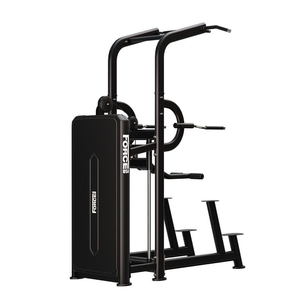 Force USA Solitude Assisted Chin Up & Dip Machine - Home Gym Strength Training Equipment for Pull Ups, Dips & Bodyweight Exercises - Perfect for Home Workouts & Fitness Enthusiasts